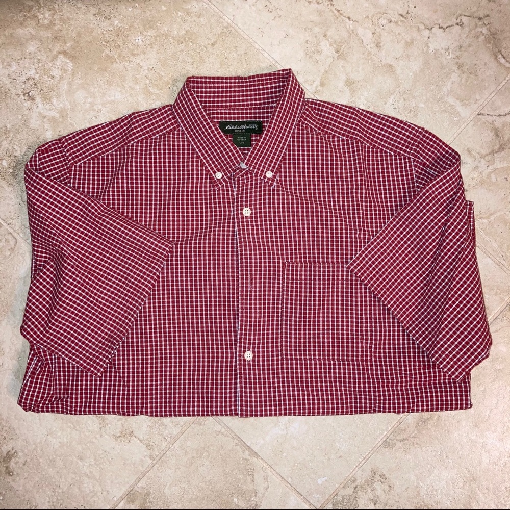 Short Sleeve Eddie Bauer Button Down Shirt